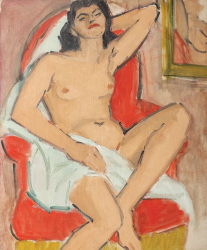 Theodor Pallady - Nud în fotoliul roșu